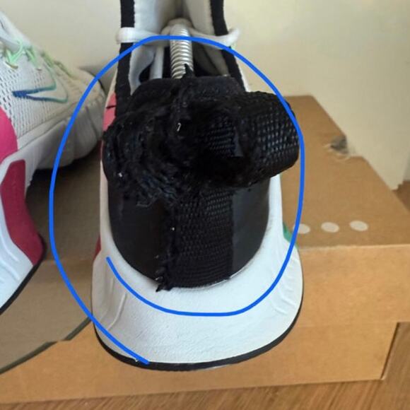 Nike Free Metcon White/Hyper Jade Women Running Sneakers - SZ 7 - Picture 6 of 12